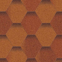 Бітумна черепиця Акваізол Мозаїка. Теракот