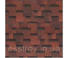 Бітумова черепиця Акцент Червона ЕКО