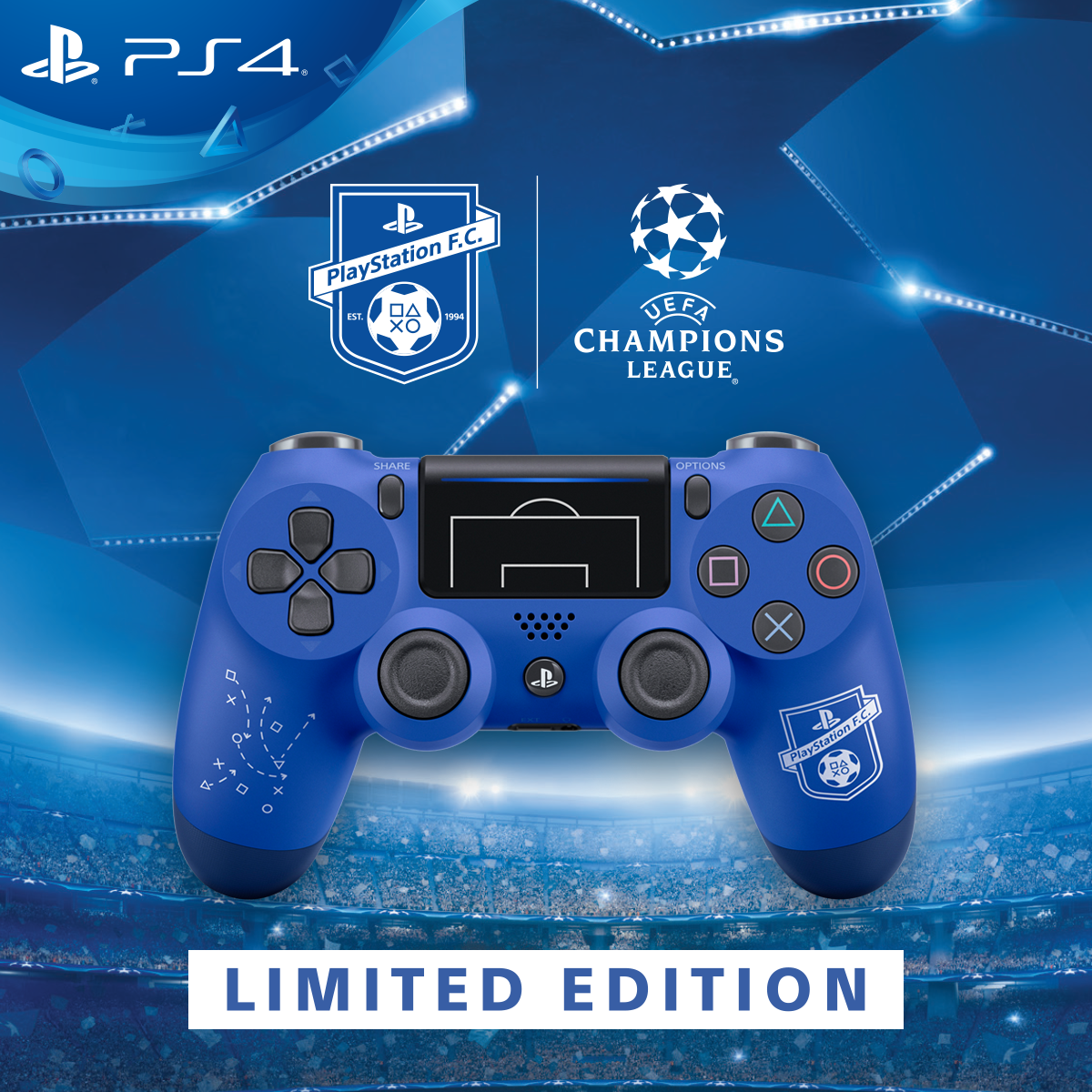 Бездротовий джойстик Sony Dualshock 4 V2 F.C. Limited Edition