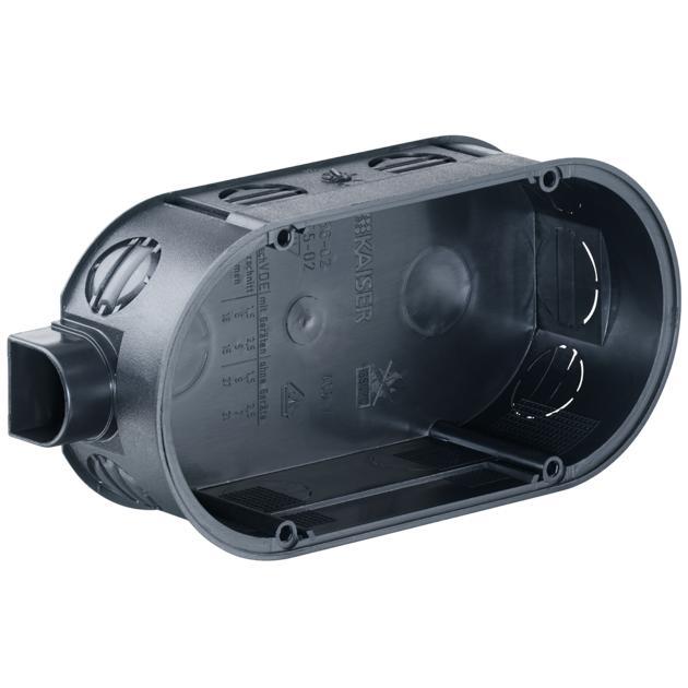 Kaiser Подвійна установно-відповітрохвильова коробка, 1655-02