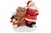 Декоративная статуэтка Санта с подарками, 28 см, 803-703