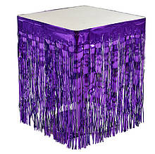 Дощик фіолетовий для фотозони або для прикраси столу - висота 74см, ширина 2,74 метра