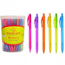Ручка "Reporter" Radius синя автомат