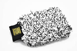 Рукавиця для миття автомобіля - Work Stuff Storm біло-чорна (904416)