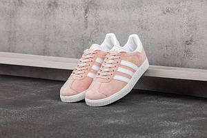 Жіночі кросівки Adidas Gazelle Vapour Pink White (Адідас Газелі рожеві 36-40)