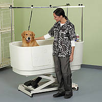 Ванна для груминга Blovi Dog Bath ecru с электрическим лифтом