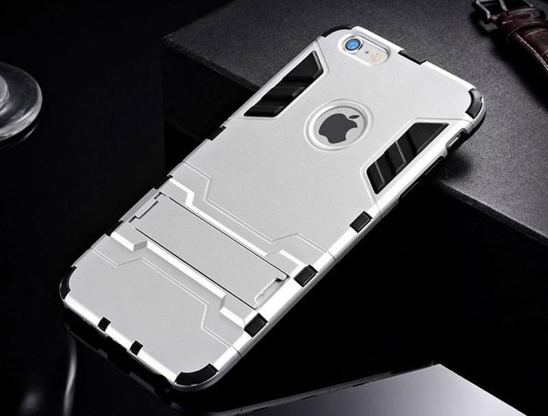 Чохол Apple Iphone 6 Plus / 6S Plus Hybrid Armored Case світло-сірий