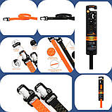 Повідець КОЛЛАР ЕВОЛЮТОР д. 120 см ш. 25 мм - НАЙМІЦНІШИЙ ПОВІДЕЦЬ, фото 2