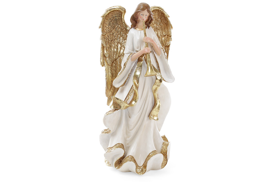Фігура Трубувальний Ангел 38 см, 837-208