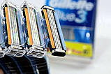 Набір одноразових станків для гоління Gillette Blue 3 Smooth Original (12 шт.) 015581, фото 3