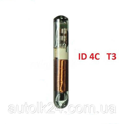 Чип Транспондер id4C T3 Taxas Стекло FORD