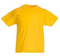 Дитяча футболка для хлопчиків 100 бавовна вільна Колір Сонячно-жовтий Розмір 9-11 61-033-34 9-11