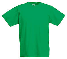 Дитяча футболка для хлопчиків 100 бавовна вільна Колір Яскраво-зелений Розмір 12-13 61-033-47 12-13