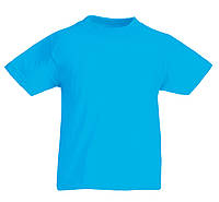 Детская футболка для мальчиков 100 хлопок свободная Цвет Ультрамарин Размер 14-15 61-033-ZU 14-15