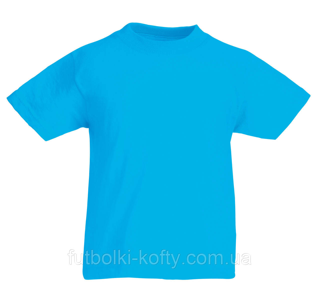 Дитяча футболка для хлопчиків 100 бавовна вільна Колір Ультрамарин Розмір 14-15 61-033-ZU 14-15
