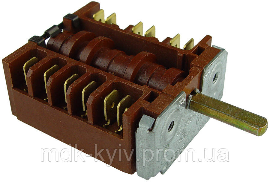 Поворотный переключатель мощности, 7-позиционный, 250В, 16А, Т150°C, EGO (замена отечественного ПМЭ 07) - фото 2 - id-p4551211