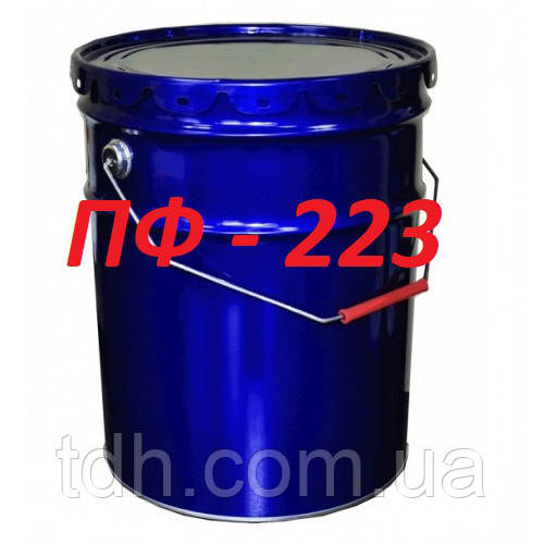 ПФ-223 Емаль (підвищеної твердості) для фарбування металевих, дерев'яних та інших поверхонь
