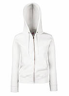 Женская премиум куртка-толстовка с капюшоном 0621180 Белый, XS