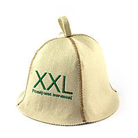 Банная шапка Luxyart "XXL размер имеет значение", искусственный фетр, белый (LA-286)