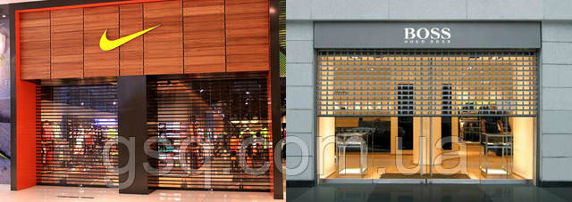 защитные роллеты для бутика