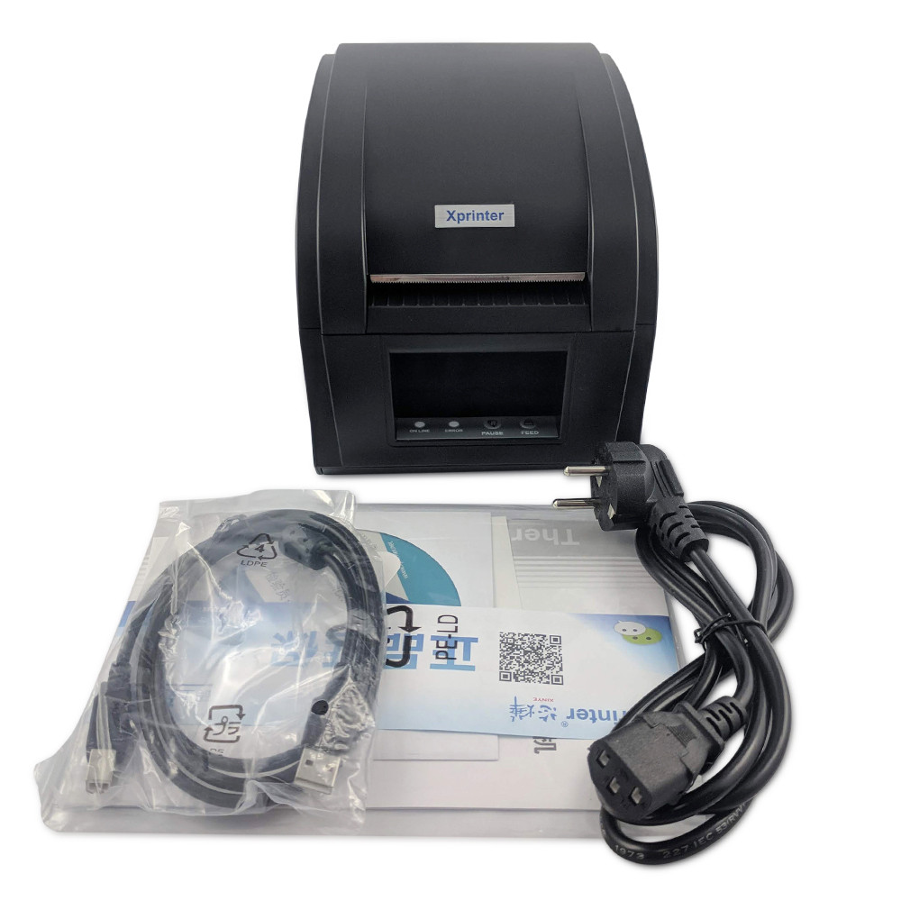 Xprinter XP-360B Принтер этикеток/бирок/наклеек Термопринтер - фото 8 - id-p499288771