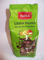 Чай зеленный с кусочками фруктов листовой Bastek Green Island 100g