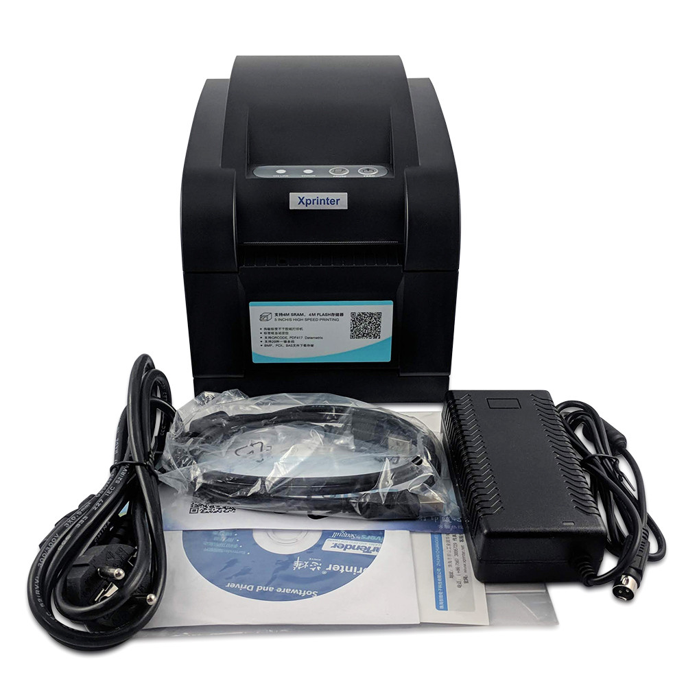 Xprinter XP-350B Термопринтер для печати этикеток/бирок/цеников - фото 9 - id-p499288797