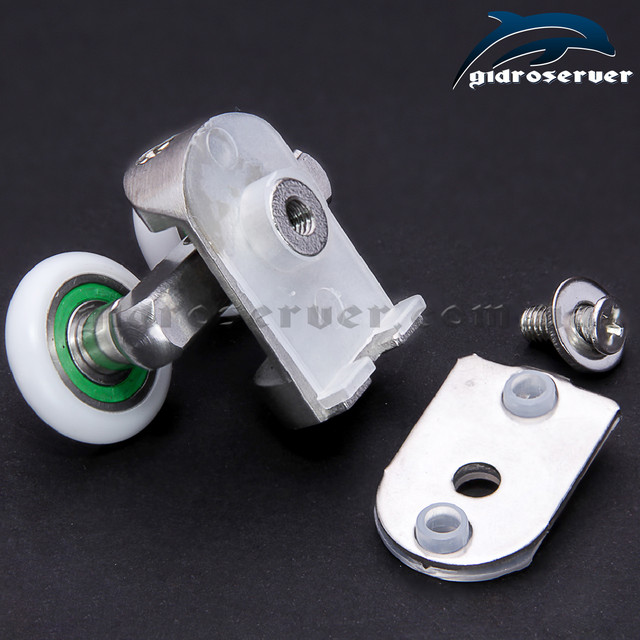 Подвійні, опорні ролики для душової кабіни N-44C з харчової нержавіючої сталі SUS304.