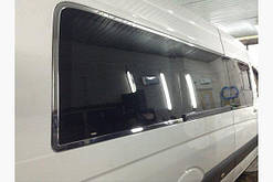 Хром окантовка скла Volkswagen Crafter 2006-2017 рр. (Фольксваген Крафтер)