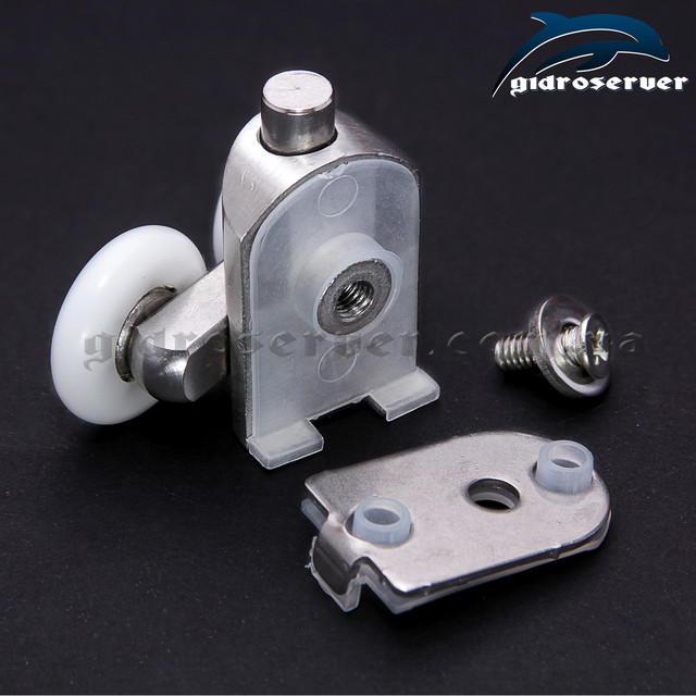 Подвійні ролики для душових кабін N-44D з харчової нержавіючої сталі SUS304.