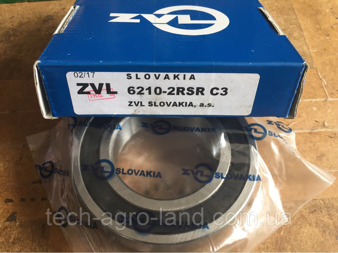 Підшипник 6210-2RSR ZVL Словаччина