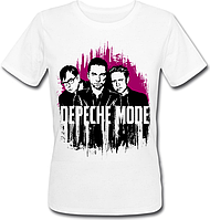 Женская футболка Depeche Mode (белая)