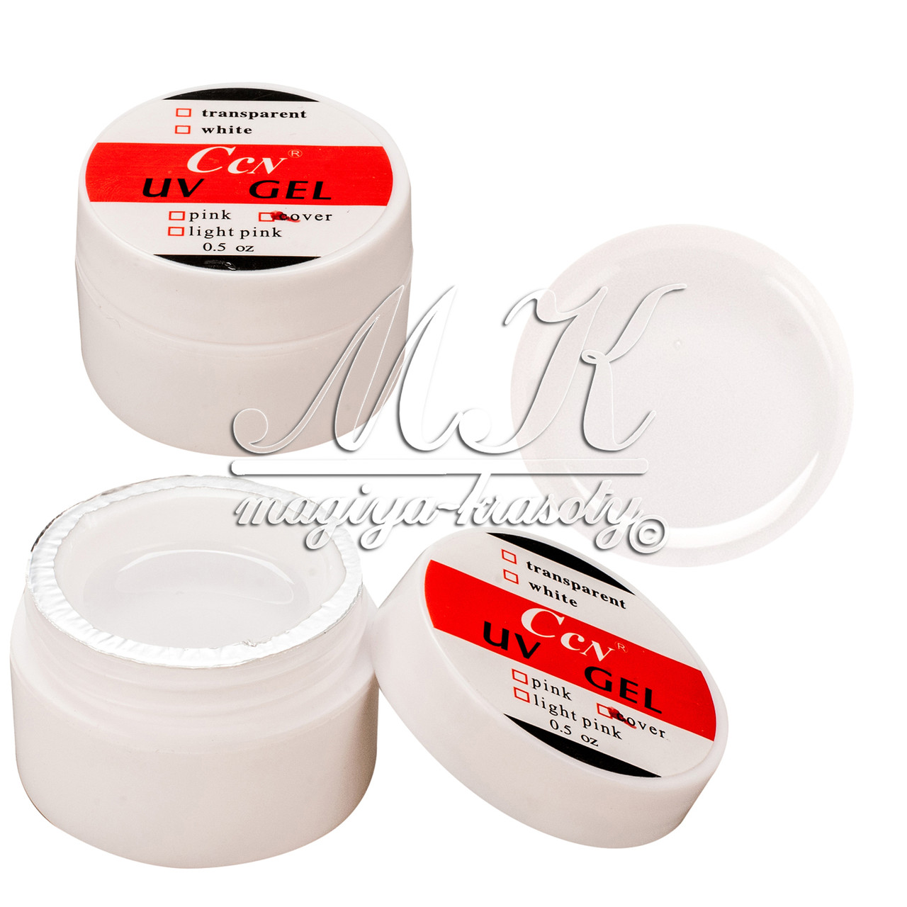 Гель для нарощування CCN (рожевий, прозорий, камуфляж) 15 ml