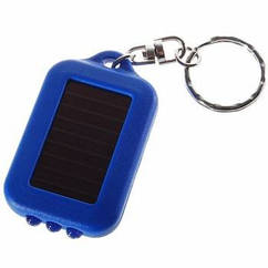 Світлодіодний ліхтар брелок із зарядкою від сонячних батарей.