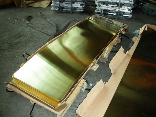 Аркуш латунний 1,1х600х2000 мм м'який , фото 1