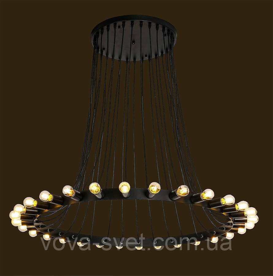 Люстра [ LOFT UNIVERSE ] (30 Lamp Edisons)