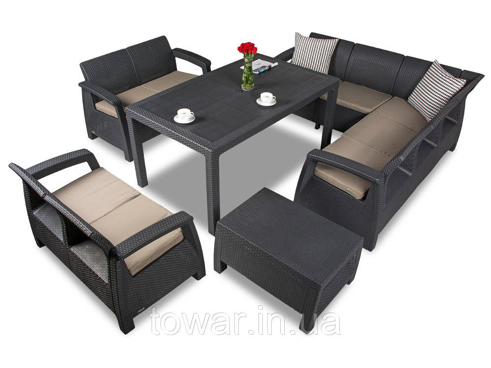 Садовий набор Corfu Dining Love 9