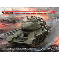 Т-34-85 з радянським танковим менструментом. 1/35 ICM 35369