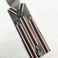 Стильні підтяжки в смужку для дорослих