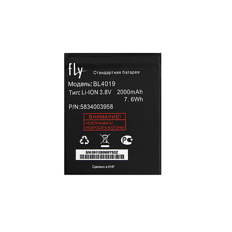 АКБ FLY BL4019 IQ446, фото 1