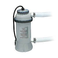 Проточный нагреватель воды для бассейна Intex 28684, серый, электрический