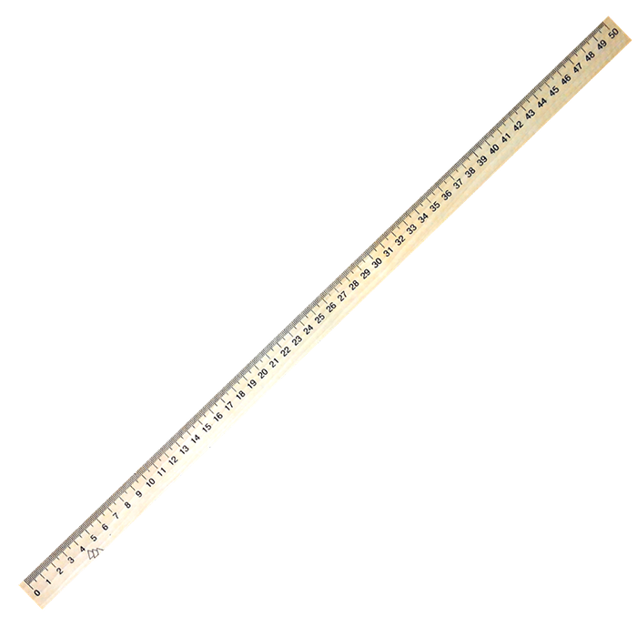 Лінійка дерев'яна 50 сантиметрів "Міцар+", фото 1