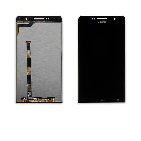 Дисплей ASUS A600cg Zenfone 6 з чорним тачскріном, фото 1