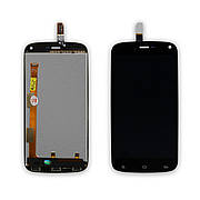 Дисплей FLY IQ4410 з чорним тачскріном