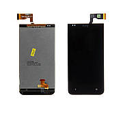 Дисплей HTC Desire 300 з чорним тачскріном