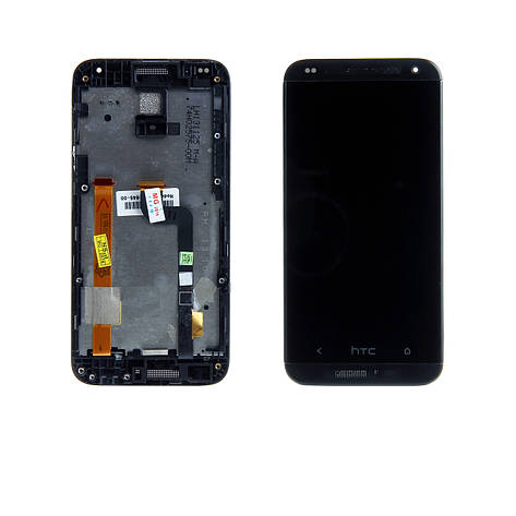 Дисплей HTC Desire 601 з чорним тачскріном і рамкою, фото 1