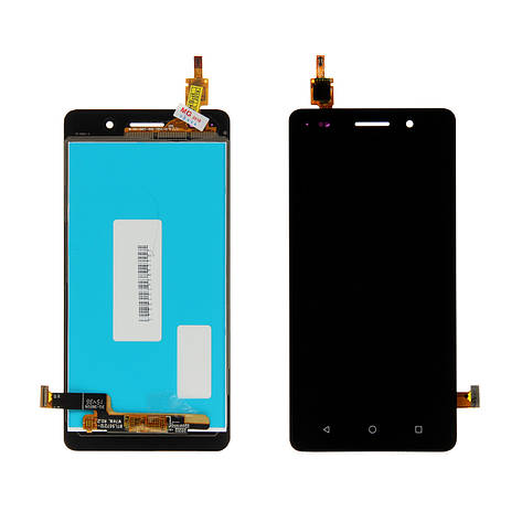 Дисплей HUAWEI Honor 4С (CHM-U01) (2015) з чорним тачскрином, фото 1