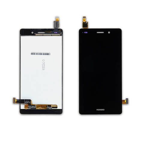Дисплей HUAWEI P8 Lite (ALE-L21) (2015) з чорним тачскріном, фото 1