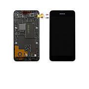 Дисплей NOKIA 530 з чорним тачскріном і рамкою