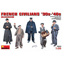 FRENCH CIVILIANS 30Г.-40Г. 1/35 MINIART 38004